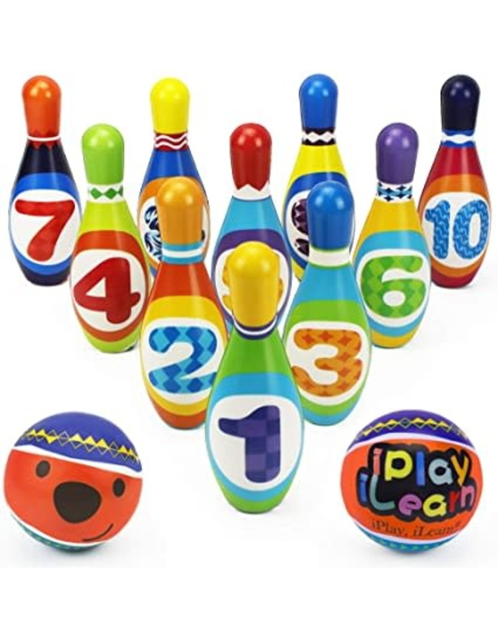 Soft Number Bowling Set