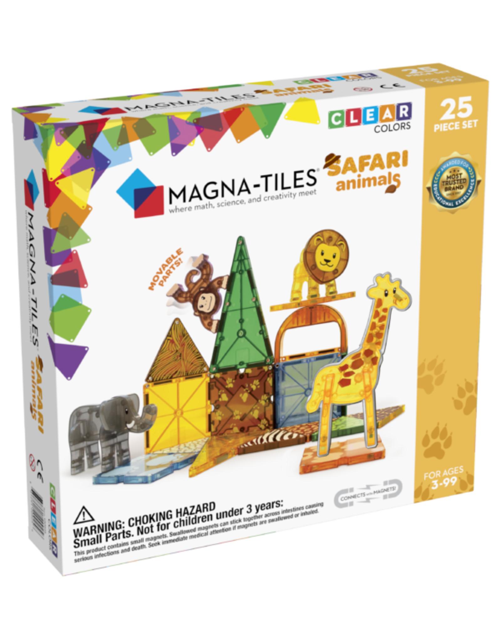 Magna-Tiles Safari Animals 25pcs