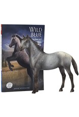 Breyer Wild Blue Horse & Book Set