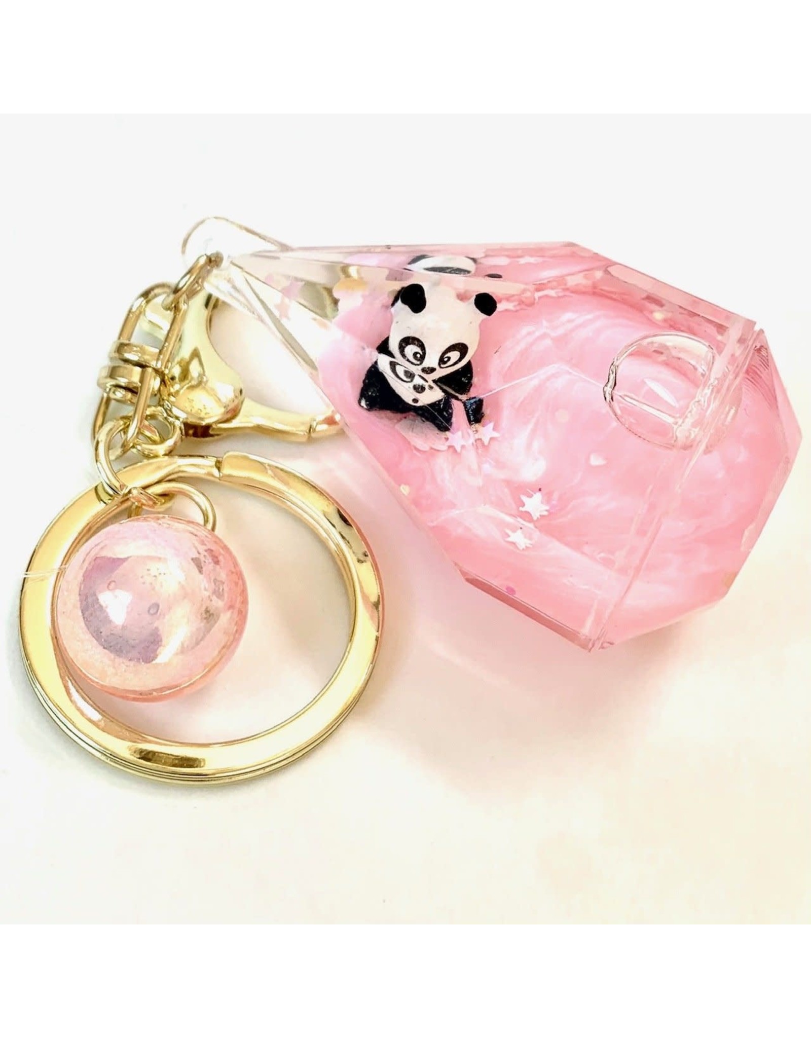 Panda Tear Drop Keychain