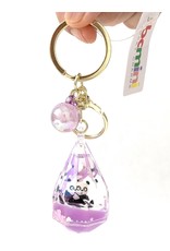 Panda Tear Drop Keychain