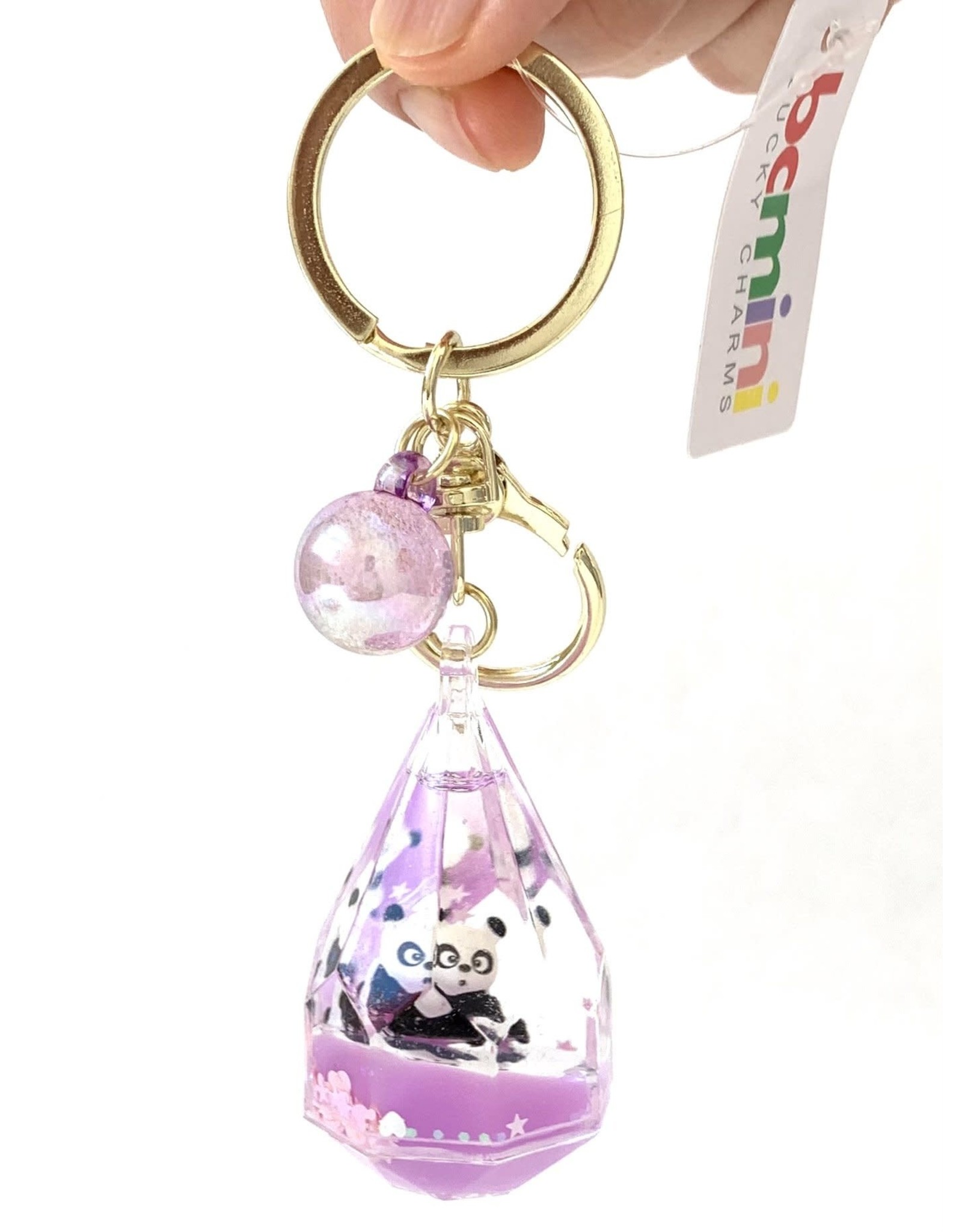 Panda Tear Drop Keychain