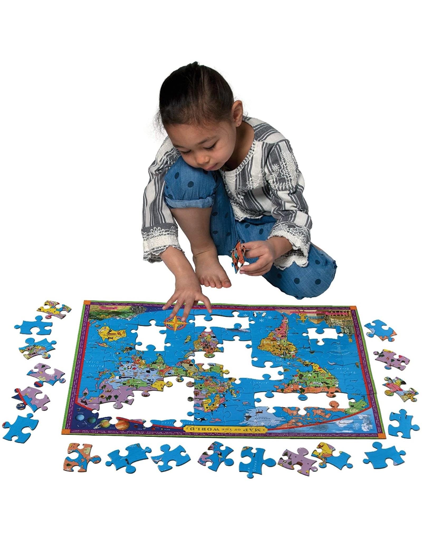 World Map Puzzle 100pcs