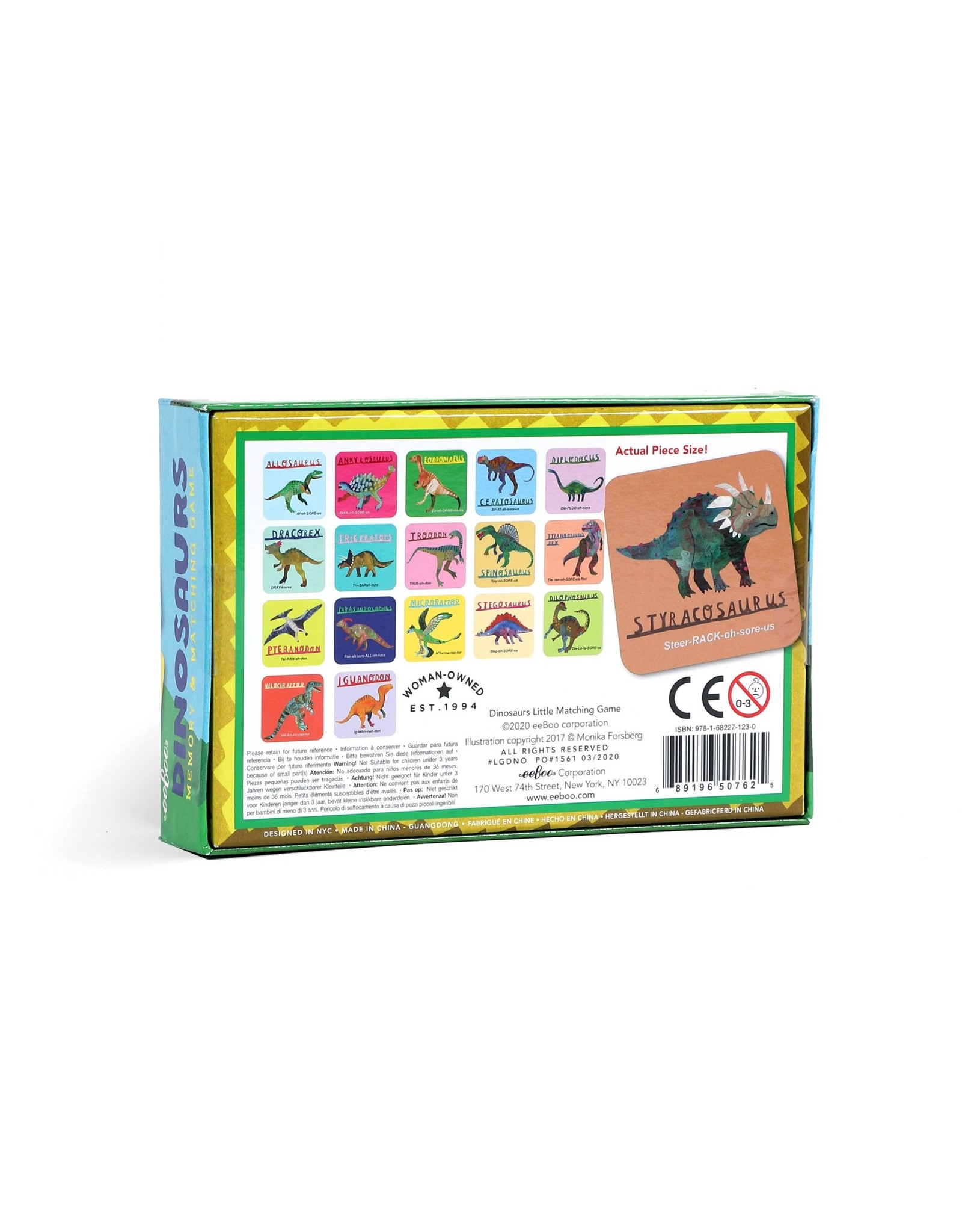 Dinosaurs Memory & Matching Game