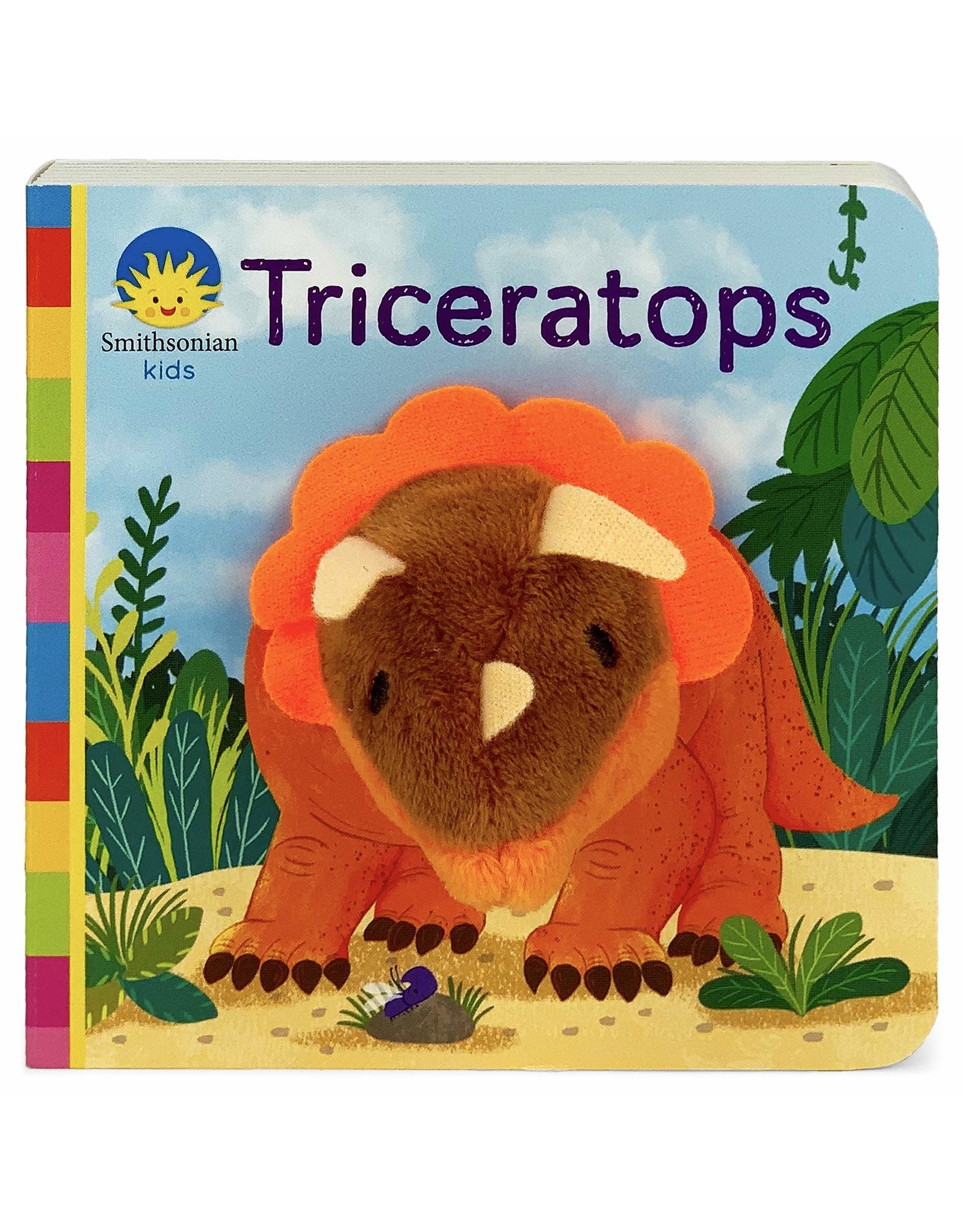 Smithsonian Kids: Triceratops Finger Puppet Book