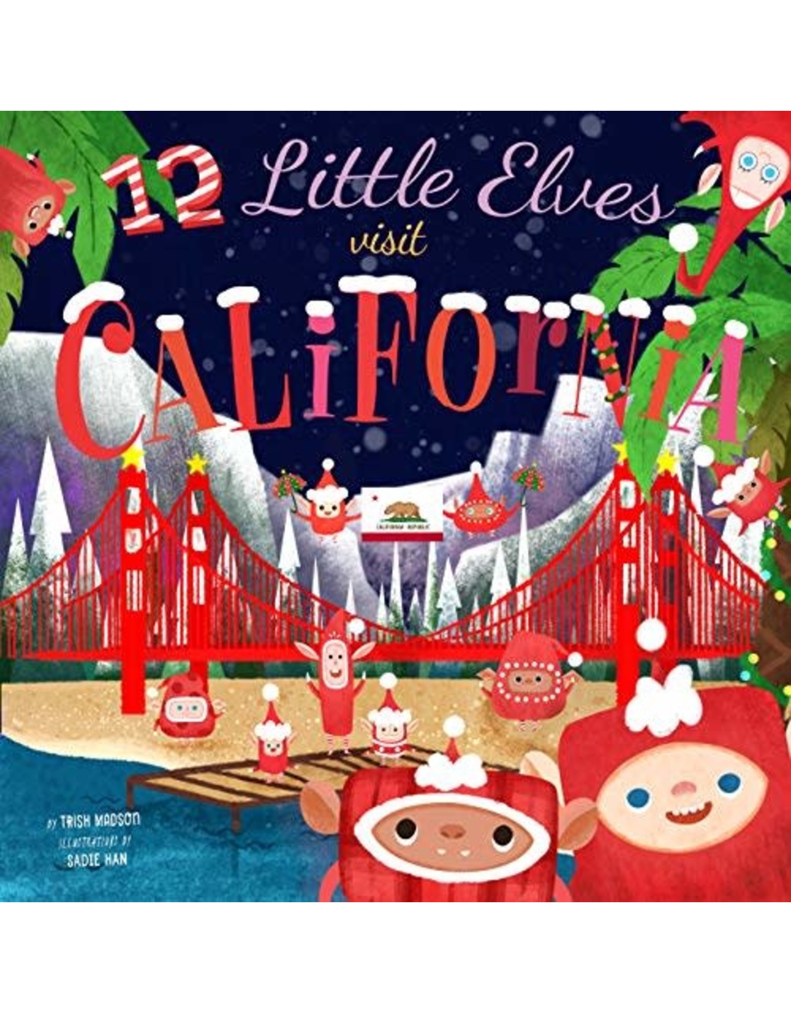 12 Little Elves Visit California
