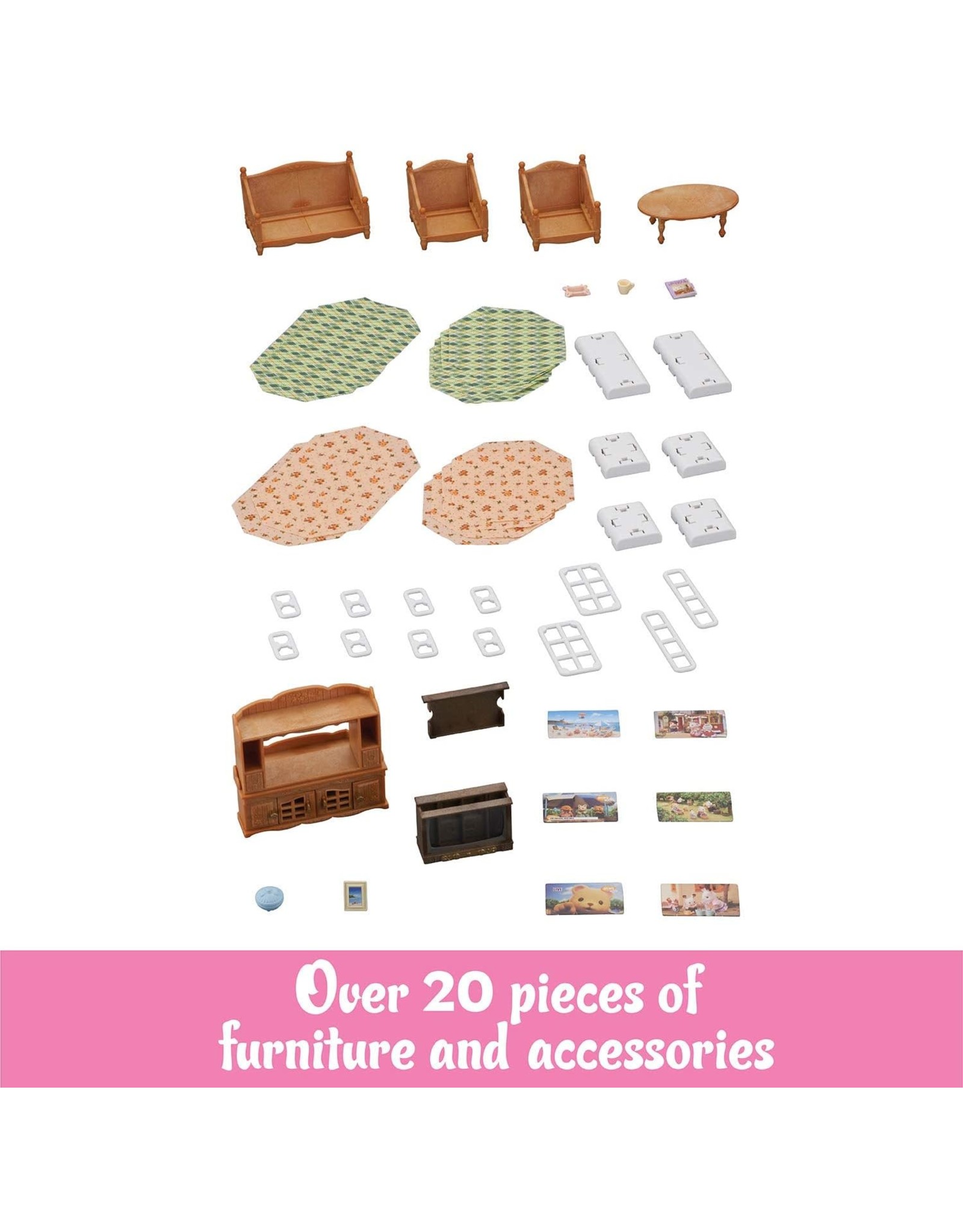 Calico Critters Comfy Living Room Set