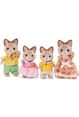 Calico Critters Striped Cat Family