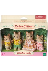 Calico Critters Striped Cat Family
