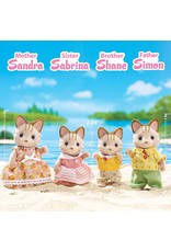 Calico Critters Striped Cat Family