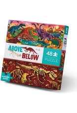 Above + Below: Dinosaur World 48pcs