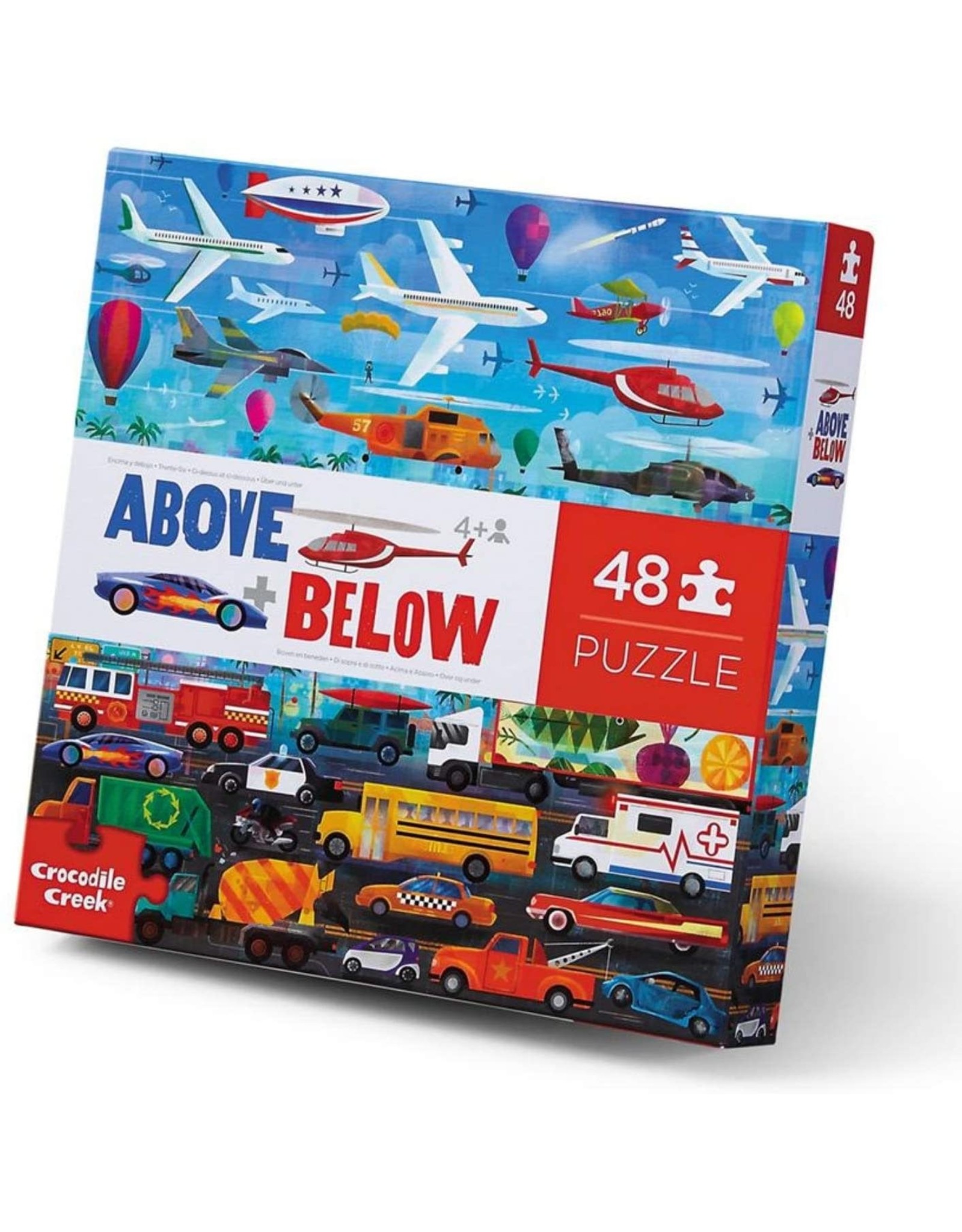 Above + Below: Things That Go 48pcs