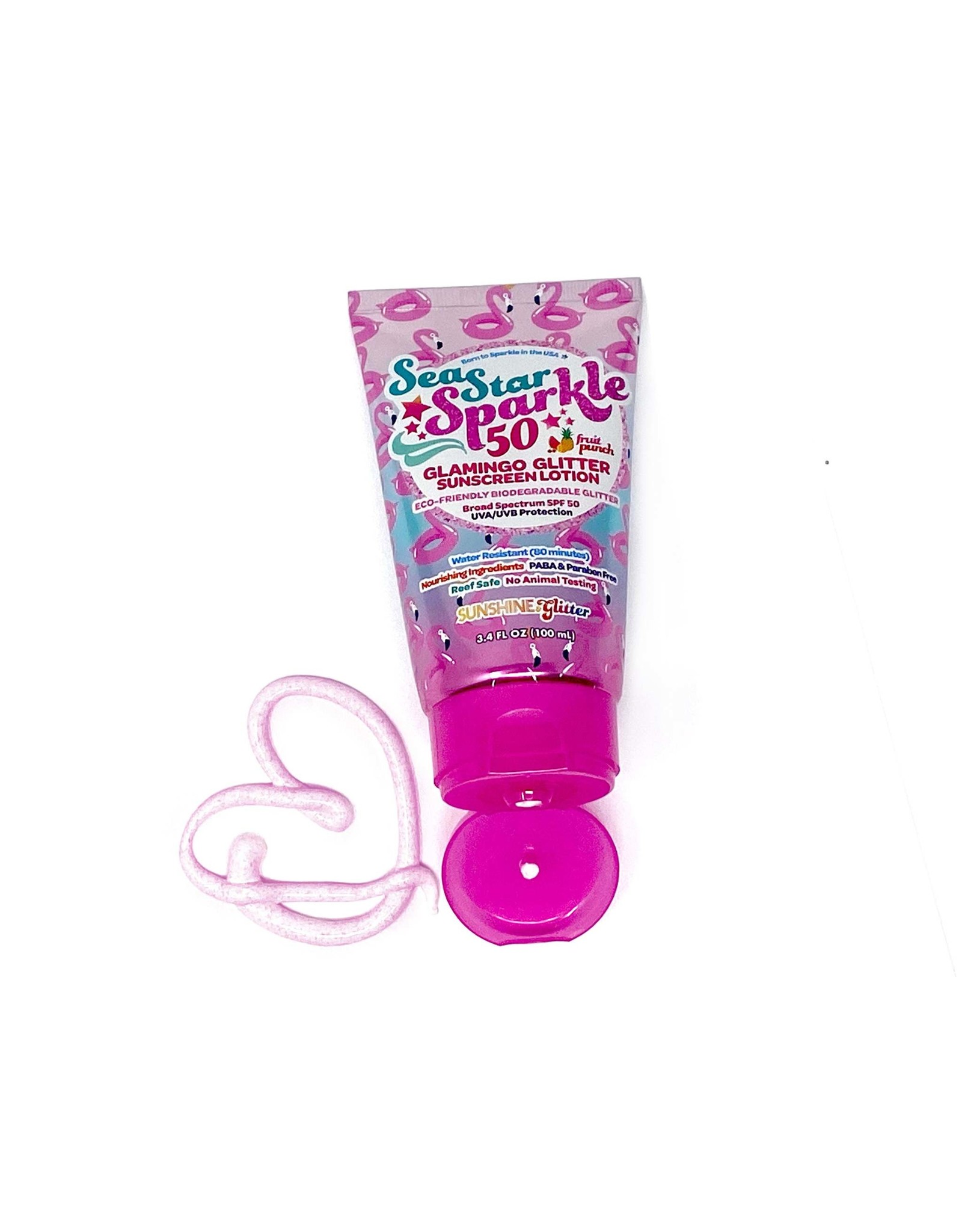 Pink Glamingo Glitter Sunscreen Lotion - Whimsy Toys