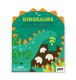 Dinosaur Coloring Book w/Stickers