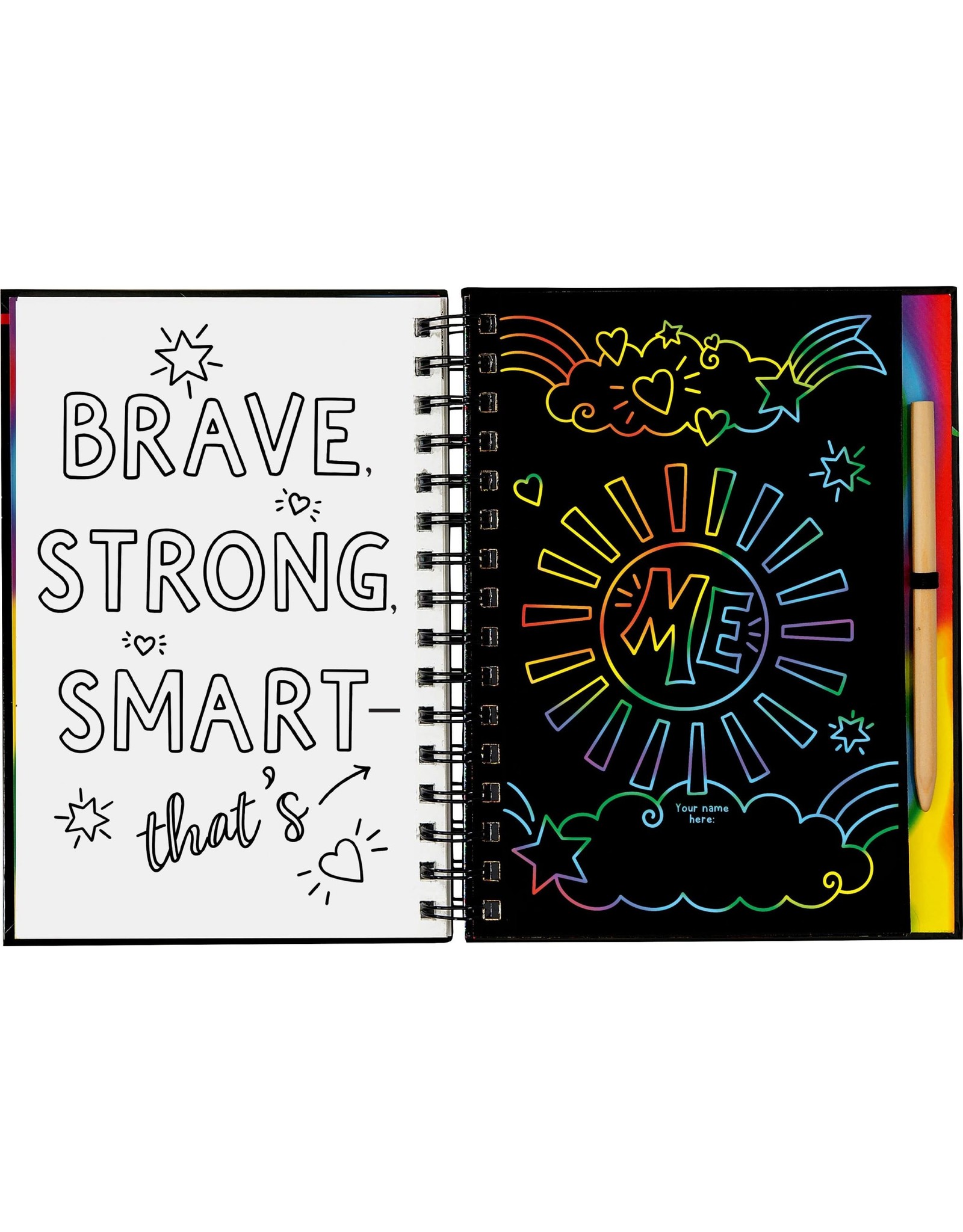 Scratch & Sketch Brave, Strong, Smart