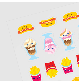 Itsy Bitsy Stickers: Fast Food
