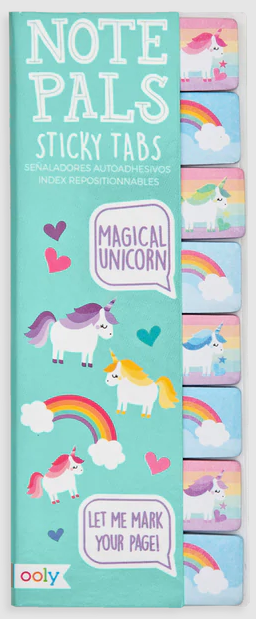 Ooly Note Pads Sticky Tabs- Magical Unicorn