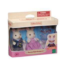 Calico Critters Chocolate Rabbit Grandparents