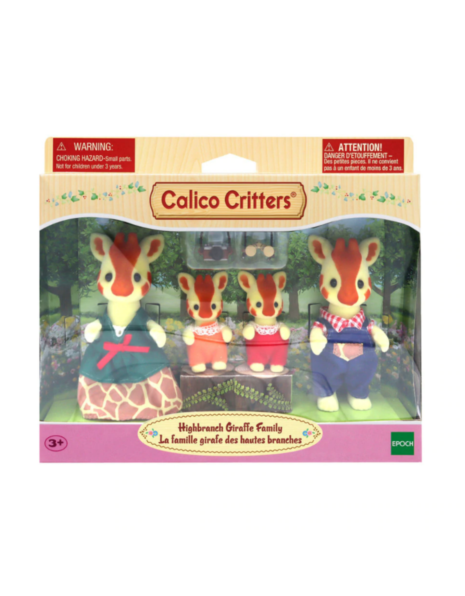 Calico Critters Highbranch Giraffe Family