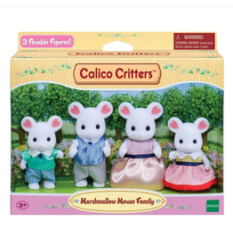 Calico Critters Marshmallow Mouse Family