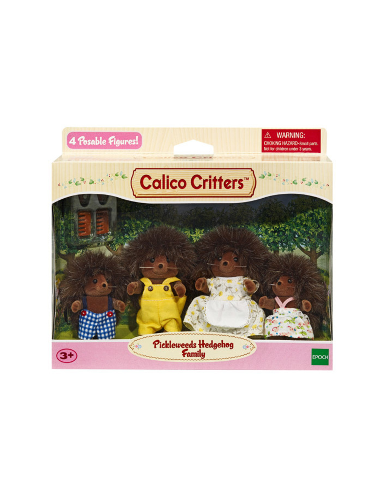 Calico Critters Hedgehog Family