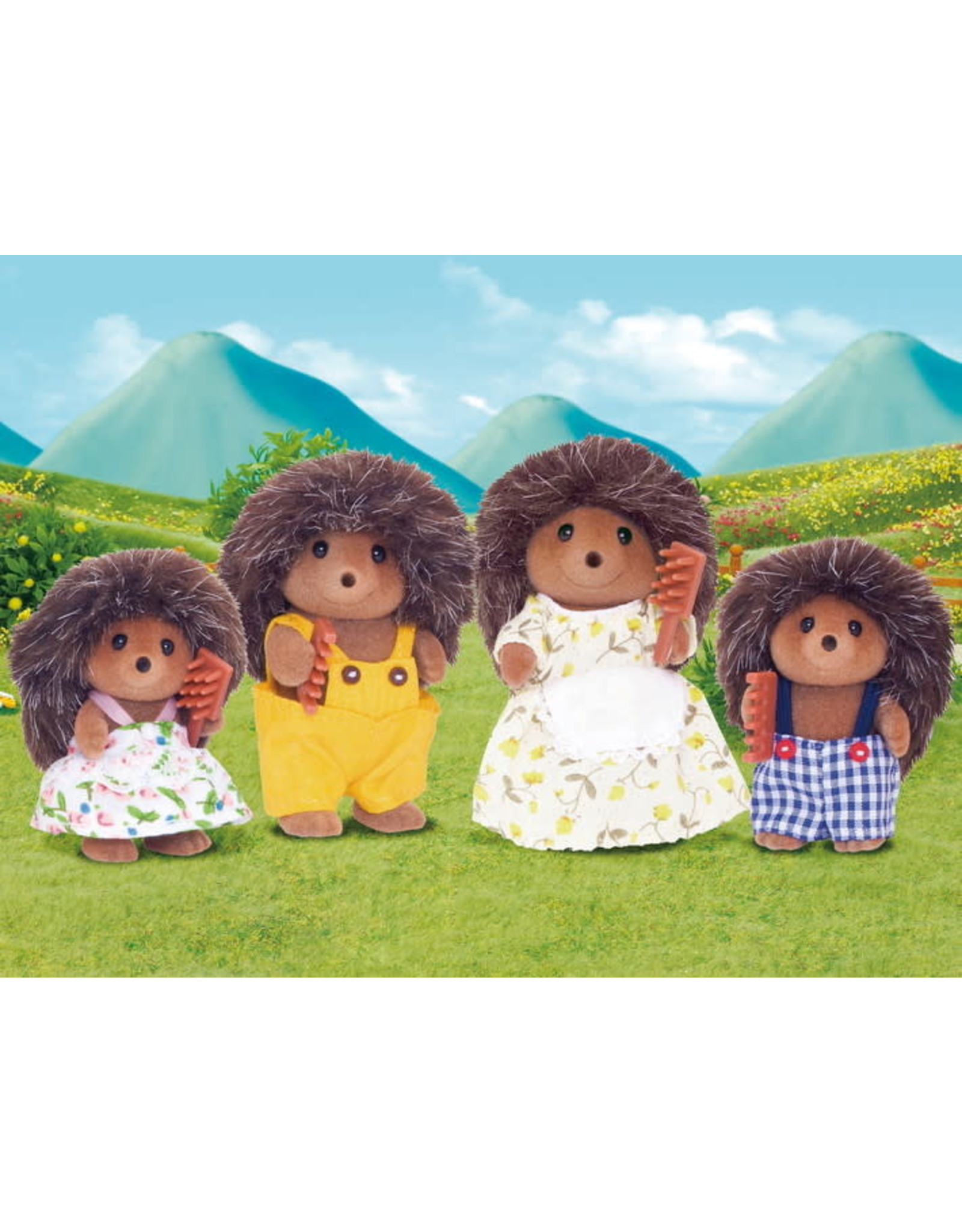 Calico Critters Pickleweeds Hedgehog Family