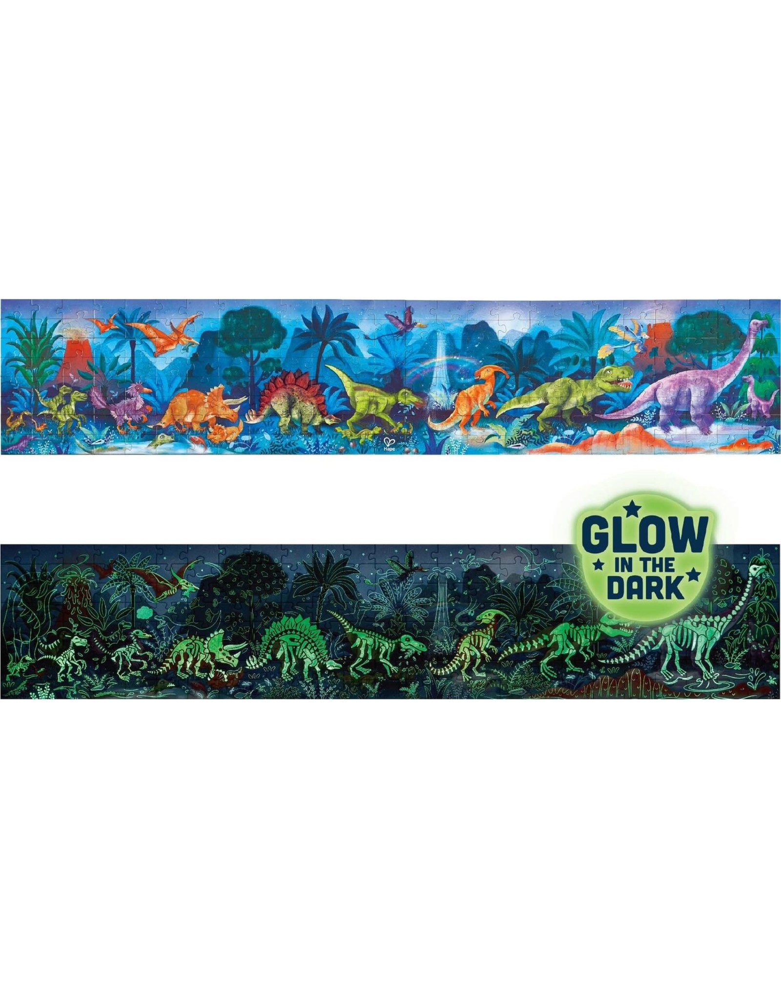 Glow in the Dark Dinosaurs Puzzle 210pcs