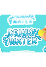 Drink Water Vinyl Sticker