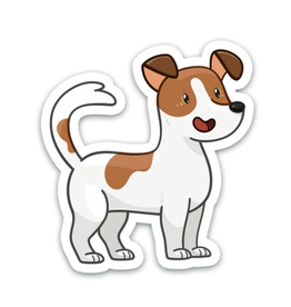 Jack Russell Terrier Vinyl Sticker