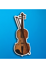 Violin Vinyl Sticker