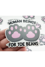 Cat Toe Beans Vinyl Sticker