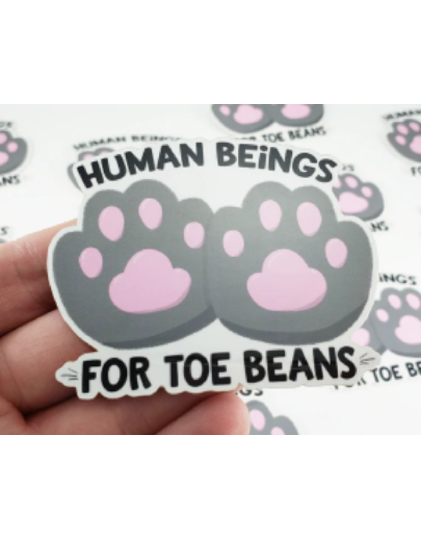 Cat Toe Beans Vinyl Sticker