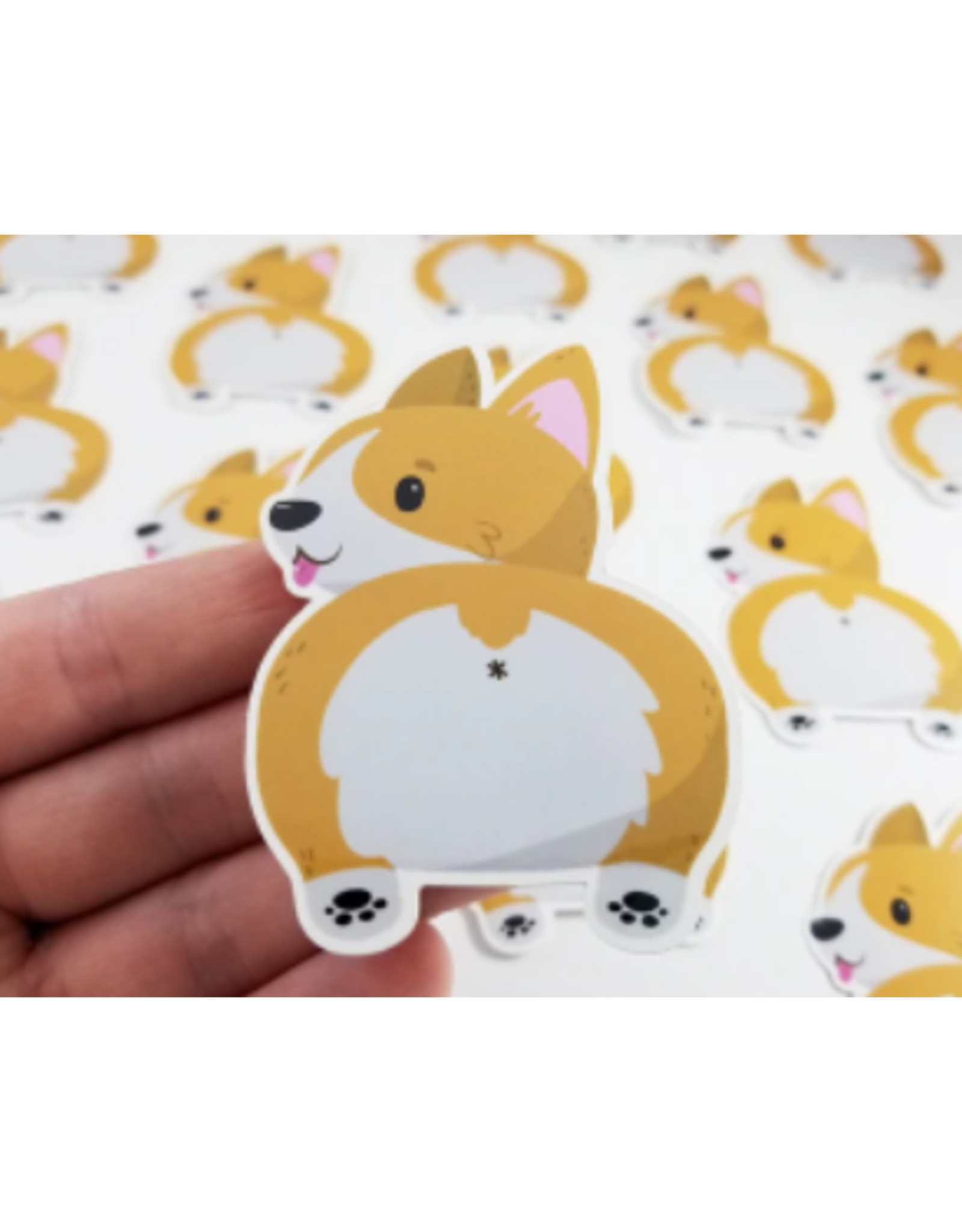 Corgi Butt Vinyl Sticker
