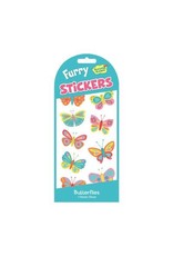 Butterflies Furry Stickers