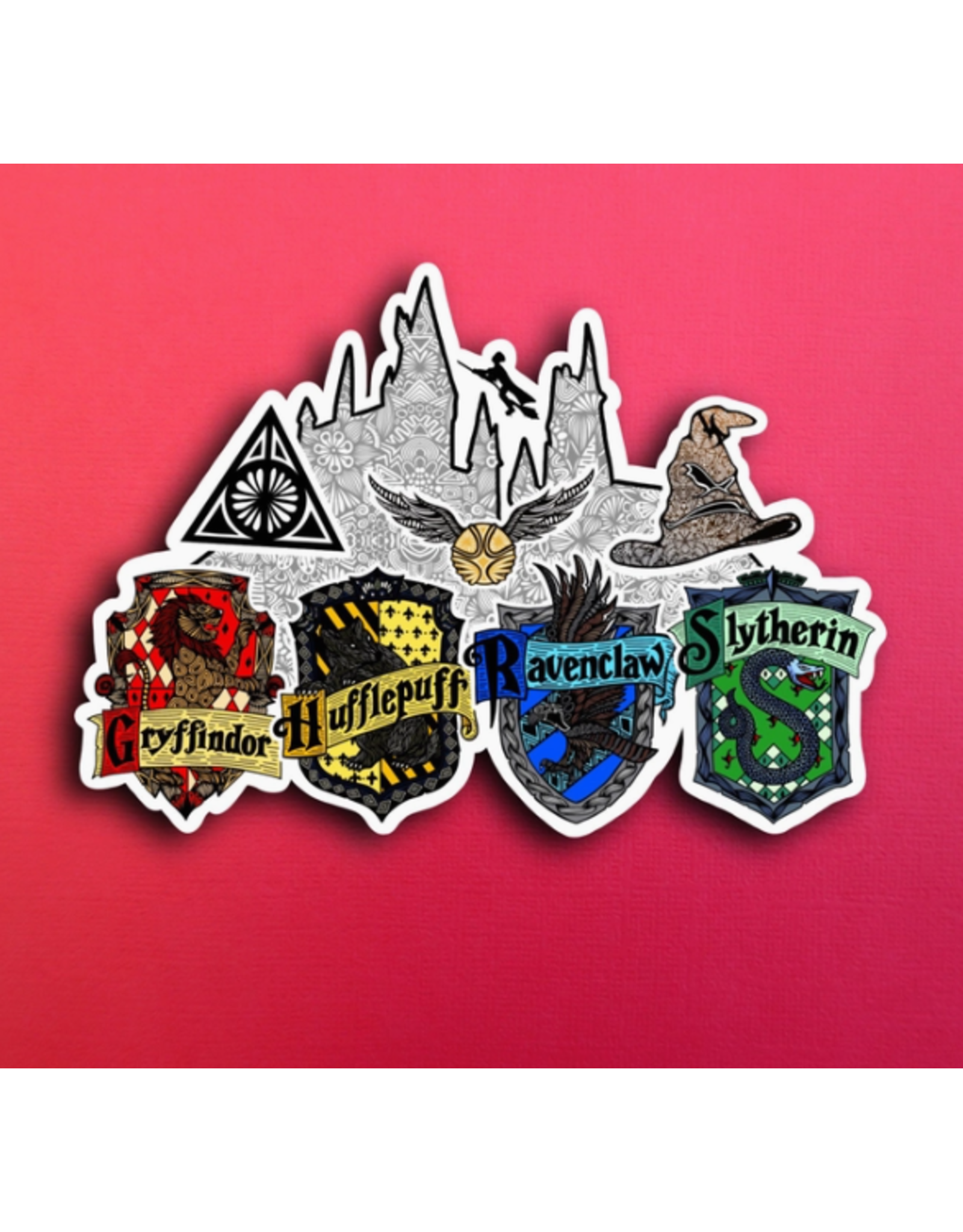 Hogwarts Houses Vinyl Sticker
