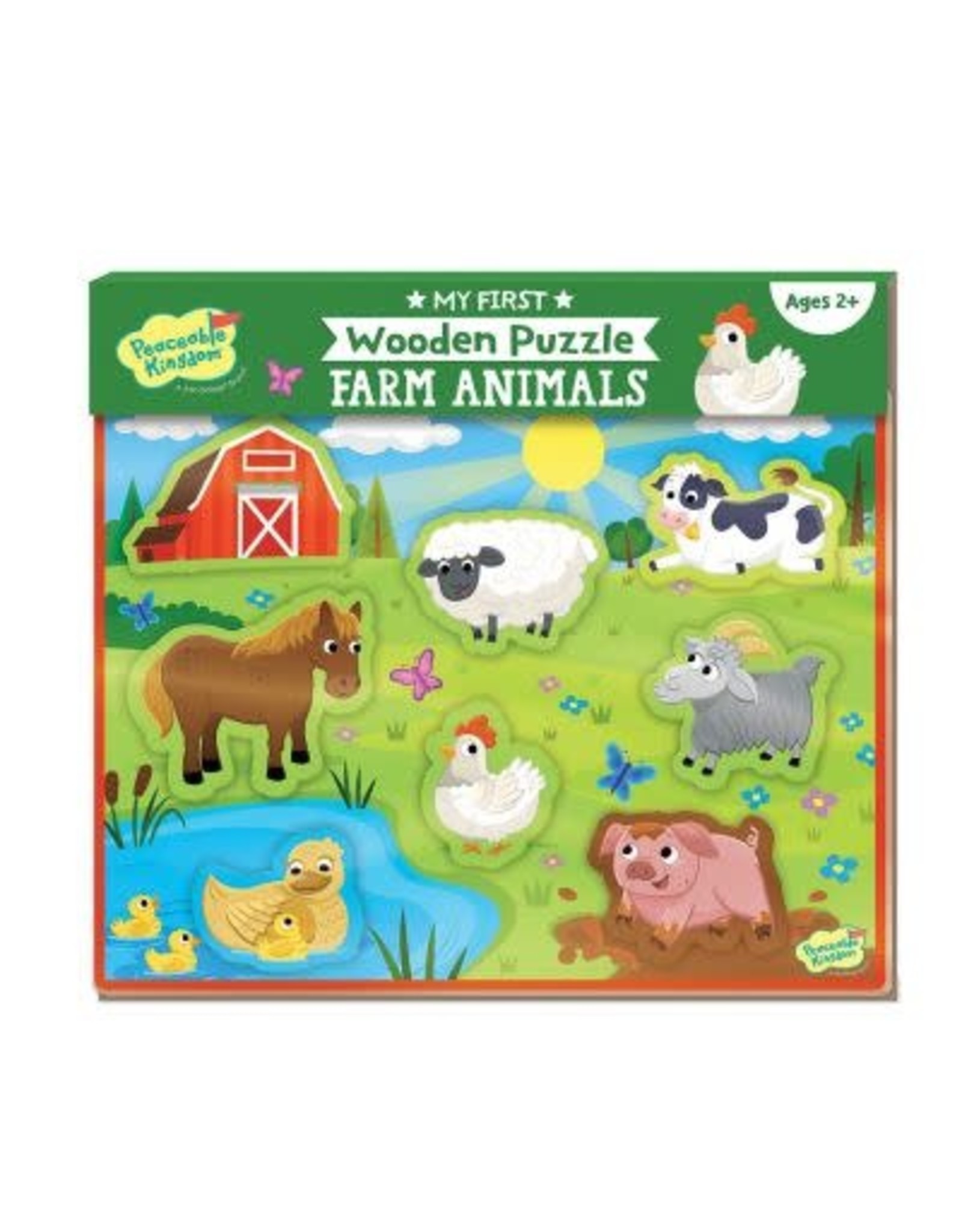 My First Wooden Puzzle: Farm Animals