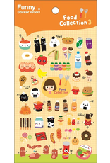 Food Collection 3 Gel Stickers