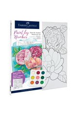 Watercolor Paint-by-Number: Bold Floral