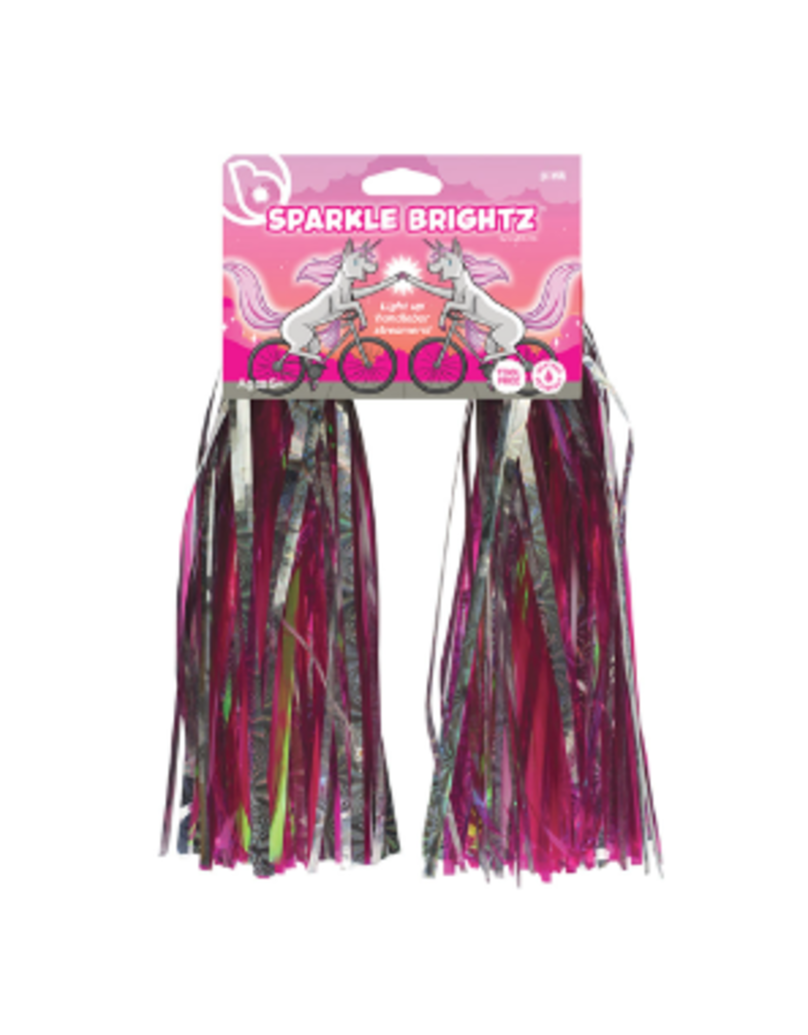 Sparkle Brightz Pink LED Handlebar Streamers