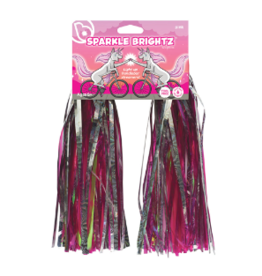 Sparkle Brightz Pink LED Handlebar Streamers