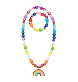 Double Rainbow Necklace & Bracelet