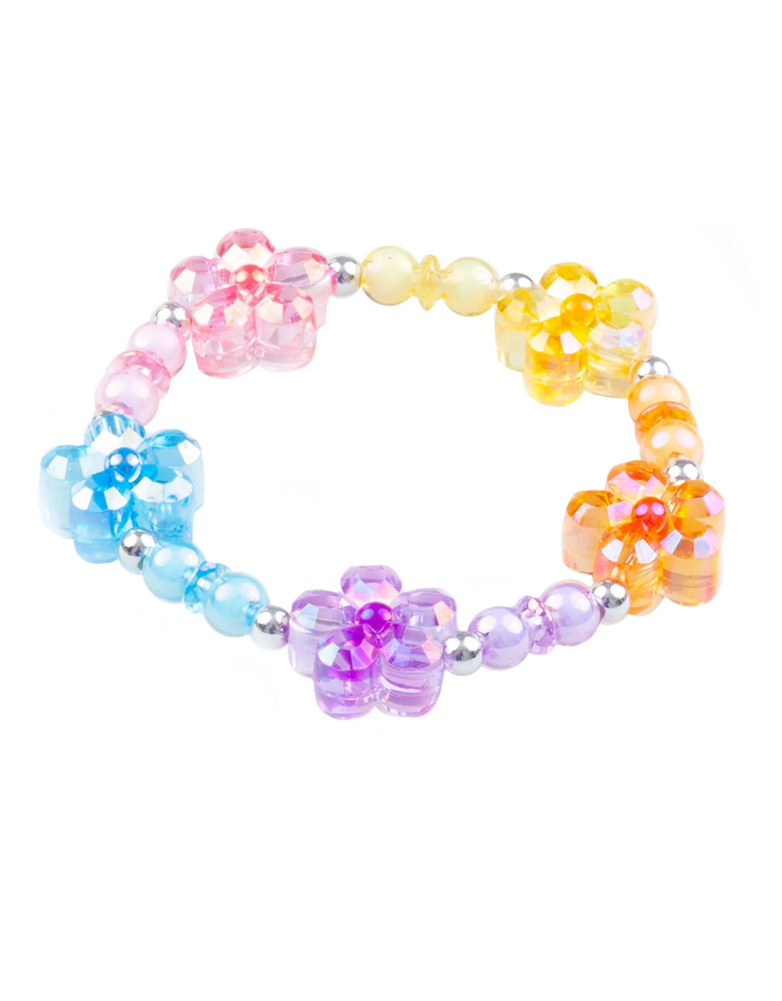 Flower Power Rainbow Bracelet
