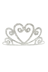 Silver Glitter Tiara