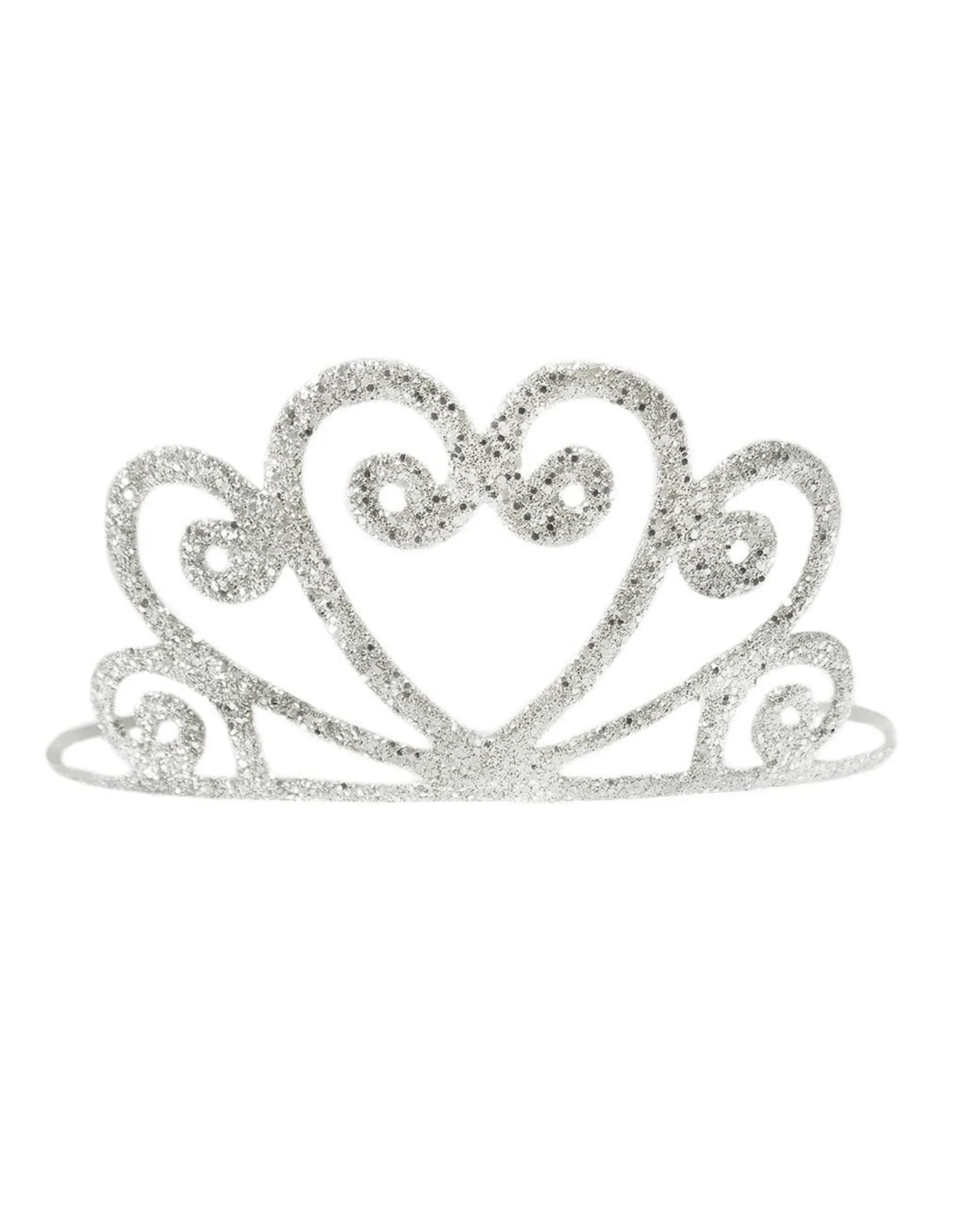 Silver Glitter Tiara