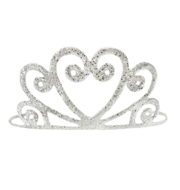 Silver Glitter Tiara