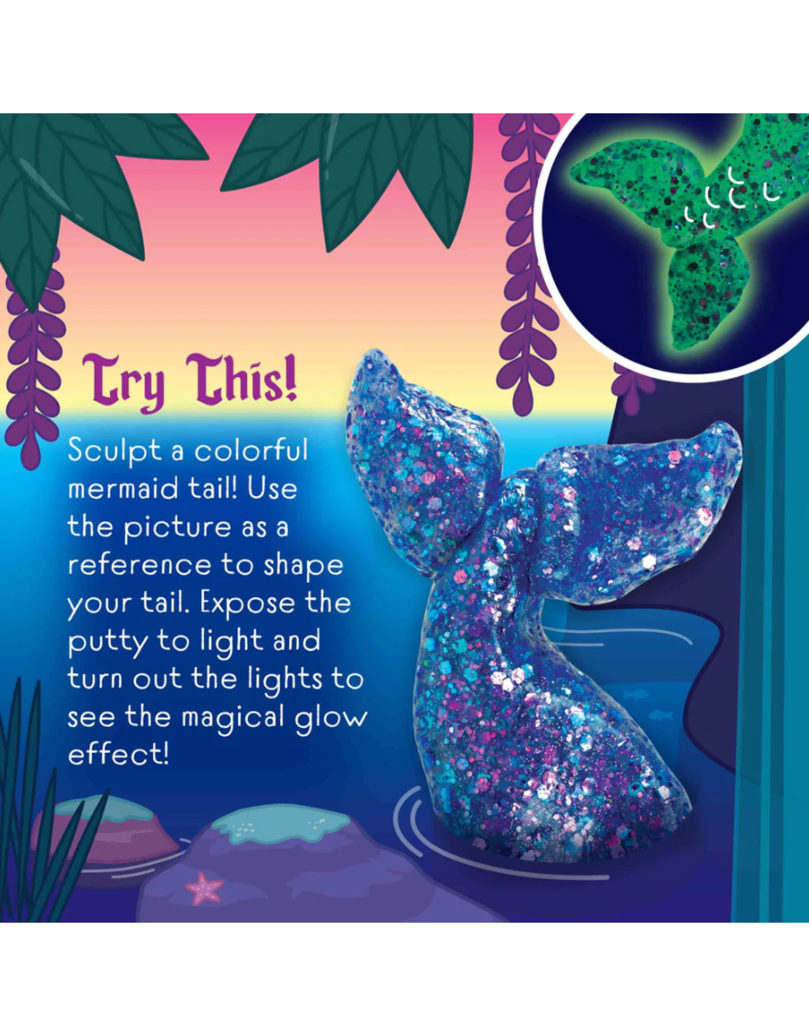 Crazy Aaron's Thinking Putty:  Mermaid Tale