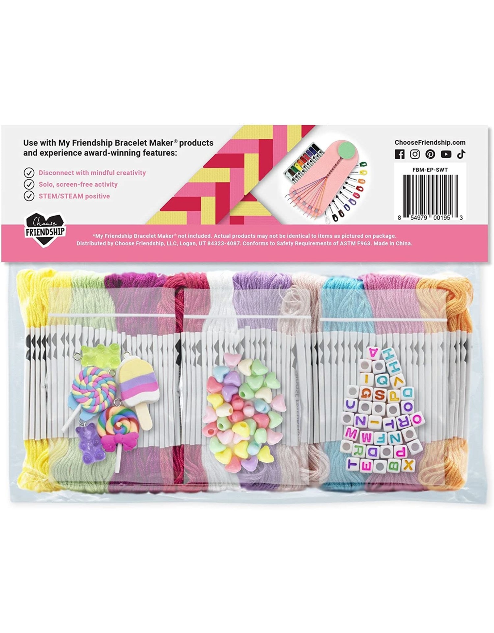 Rainbow Loom Refill Bands: Solid Glow in the Dark - Wit & Whimsy Toys