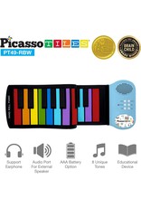 Picasso Tiles Roll Up Piano Rainbow