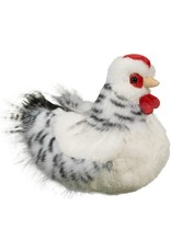 Salty the Black & White Hen 9"