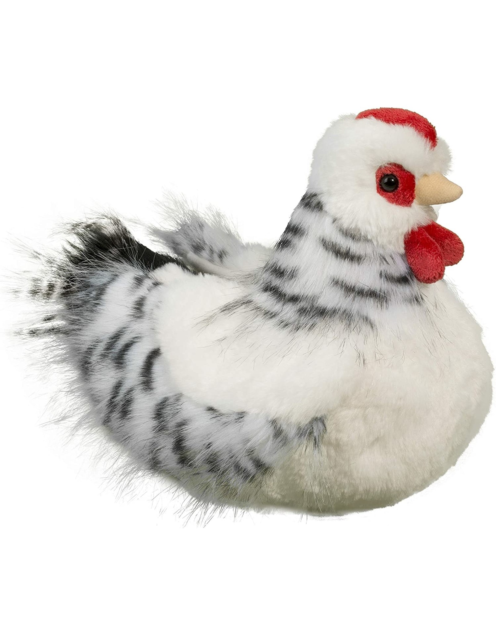 Salty the Black & White Hen 9"